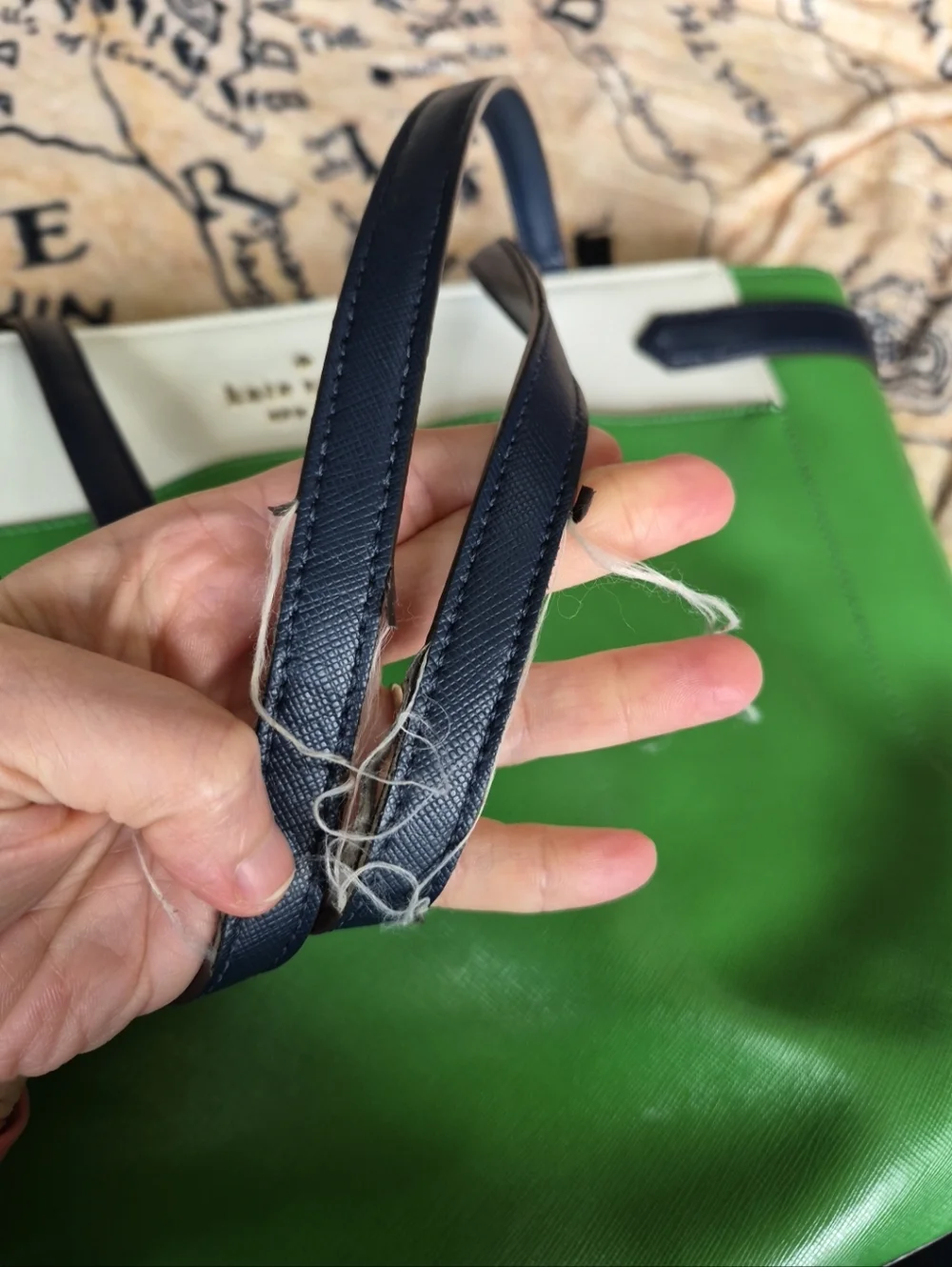 Kate Spade New York Staci Colorblock Large Tote Green